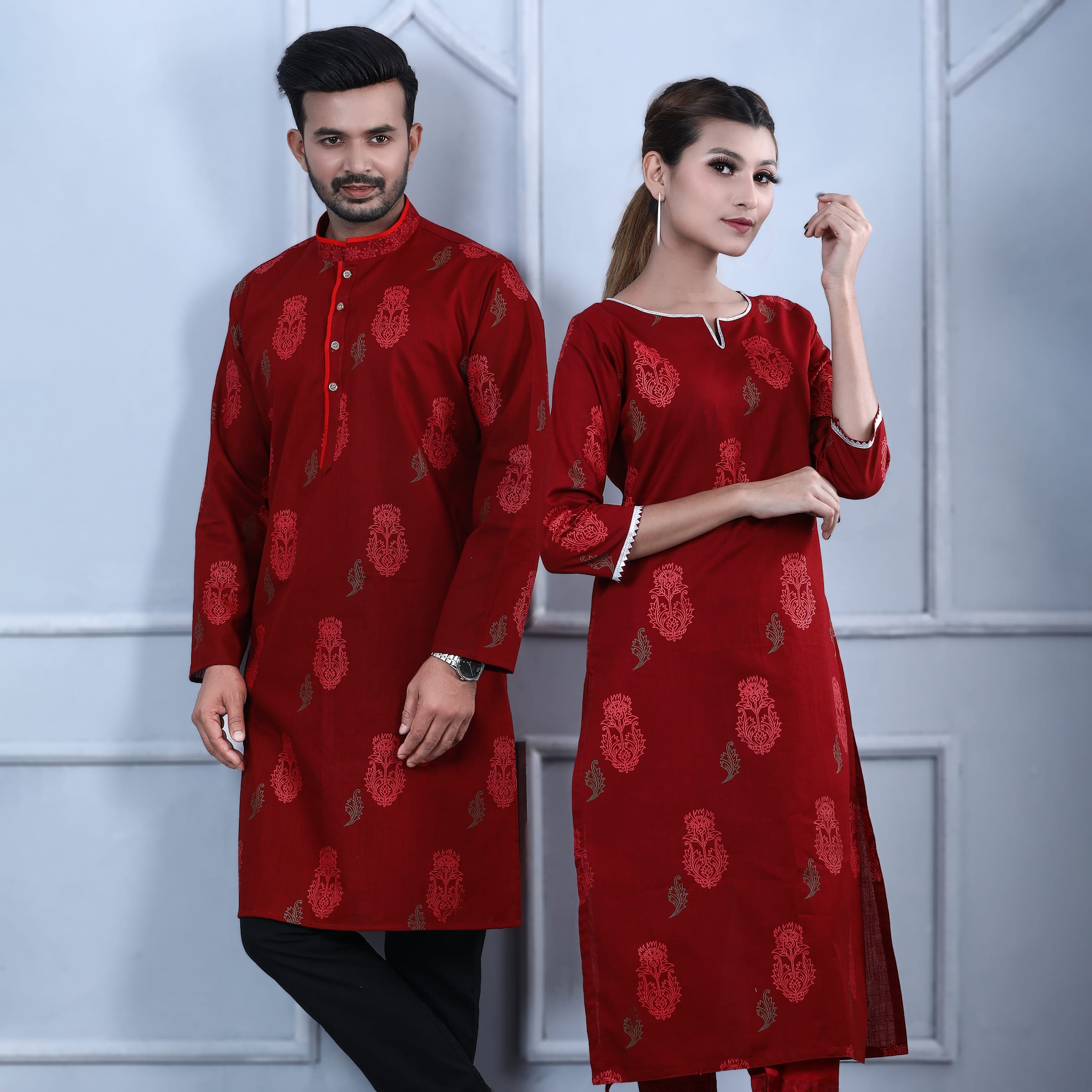 Couple Matching Panjabi & Kameez